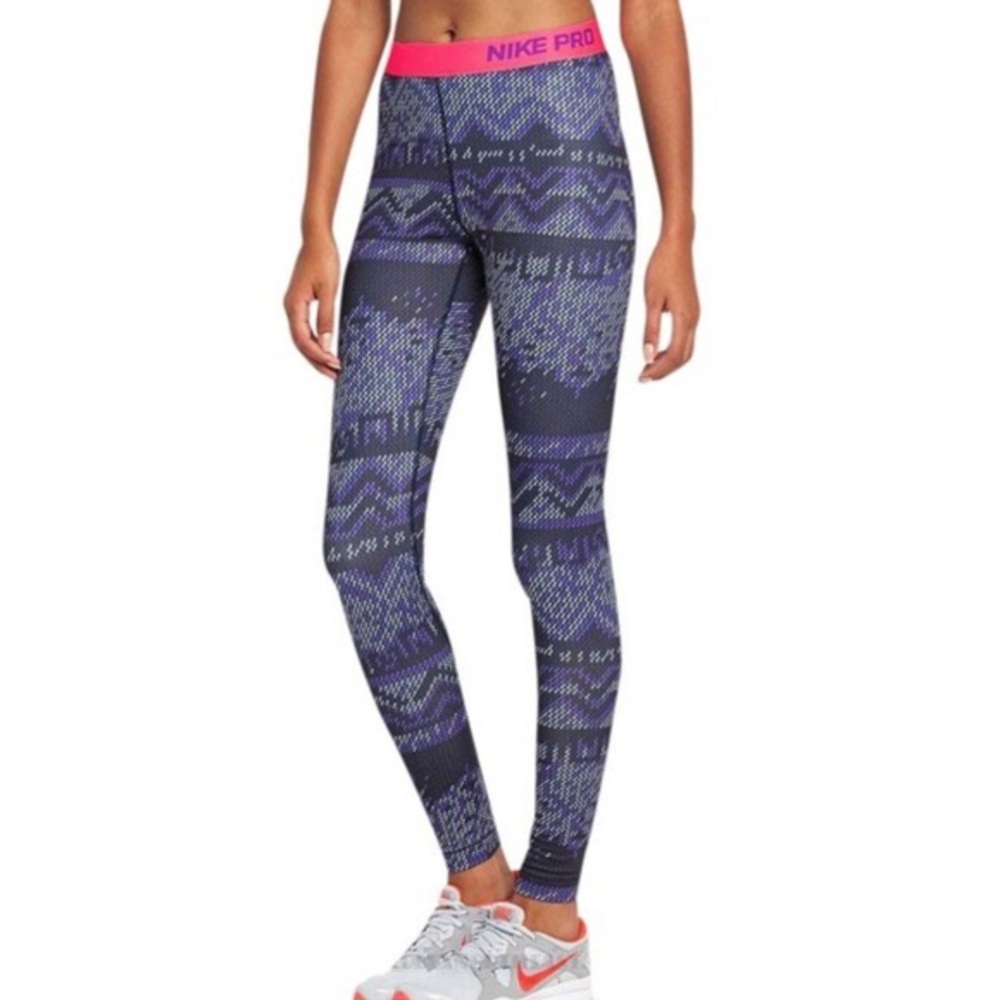 Nike Pro Hyperwarm Nordic Dri-Fit Leggings Large